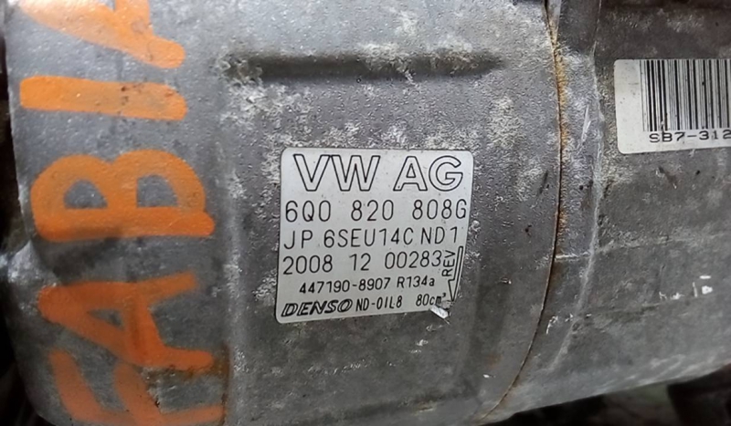 Compressor do Ar condicionado SKODA FABIA II (542) | 06 - 14 Imagem-1
