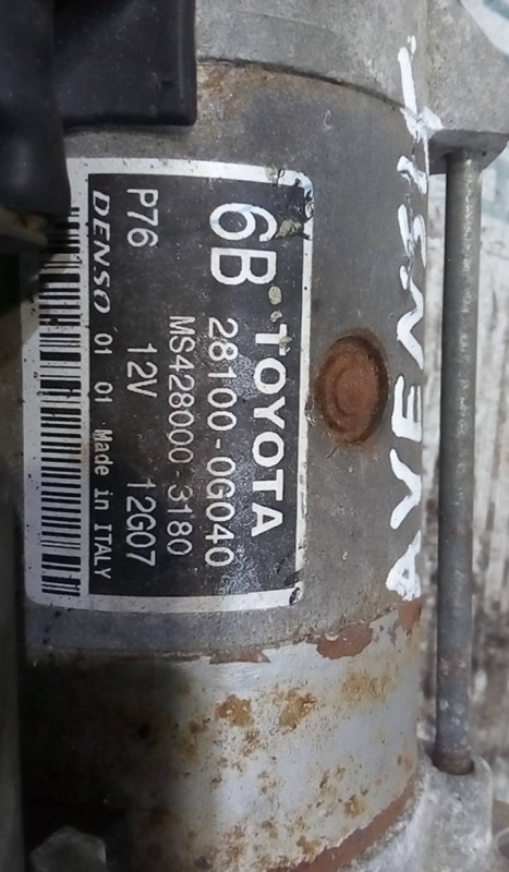 Motor de Arranque TOYOTA AVENSIS Combi (_T25_) | 03 - 08 Imagem-1