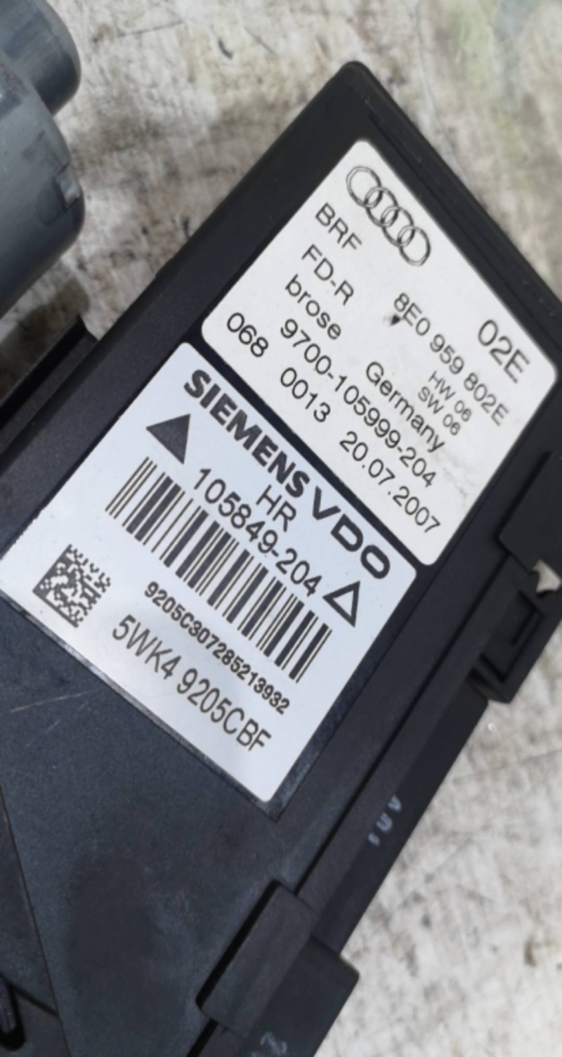 Motor elevador trás drt AUDI A4 (8EC, B7) | 04 - 08 Imagem-2