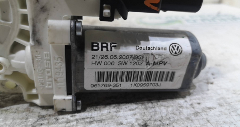 Motor elevador trás esq. VOLKSWAGEN TOURAN (1T1, 1T2) | 03 - 10 Imagem-1
