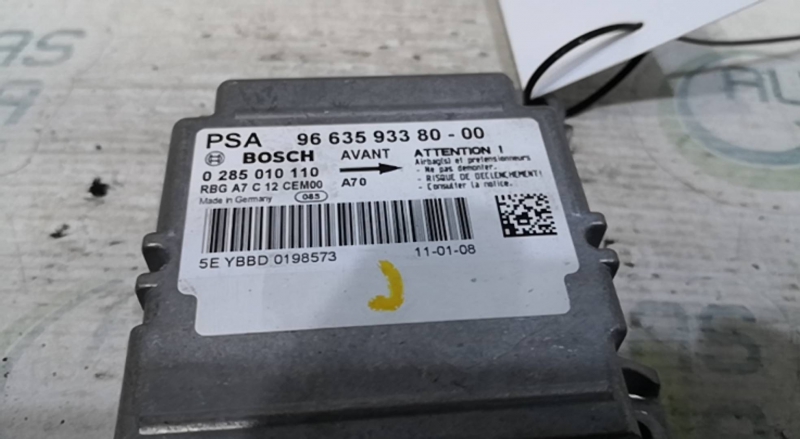 Centralina de Airbags PEUGEOT - ID S_70451