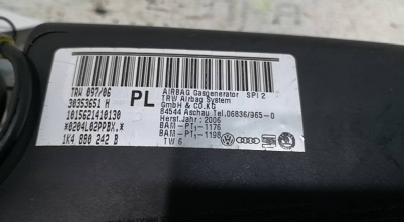 Airbag Banco Dto SEAT LEON (1P1) | 05 - 13 Imagem-1