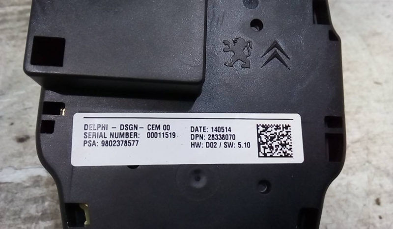 Botão Multifunções PEUGEOT 508 I (8D_) | 10 - 18 Imagem-1