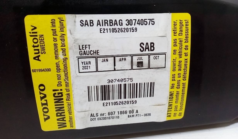 Airbag Banco Esq VOLVO V50 (545) | 03 - 12 Imagem-1