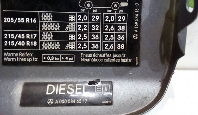 Tampa Exterior de Combustivel MERCEDES-BENZ B-CLASS (W245) | 05 - 11 Imagem-2