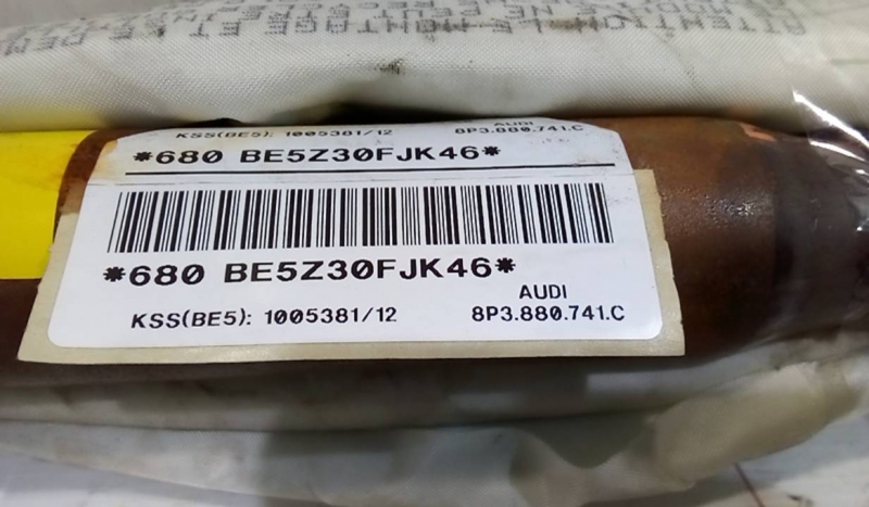 Airbags de Cortina Esq AUDI A3 (8P1) | 03 - 13 Imagem-1