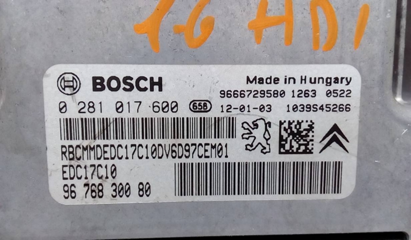 Centralina do Motor CITROEN BERLINGO (B9) | 08 -  Imagem-1