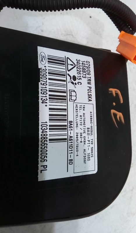 Airbag Banco Esq FORD FIESTA VI (CB1, CCN) | 08 -  Imagem-1