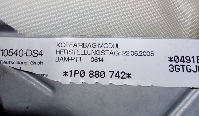 Airbags de Cortina Dto SEAT LEON (1P1) | 05 - 13 Imagem-1