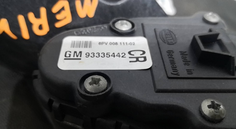 Pedal Potenciometro Acelerador OPEL MERIVA A Veículo multiuso (X03) | 03 - 10 Imagem-1