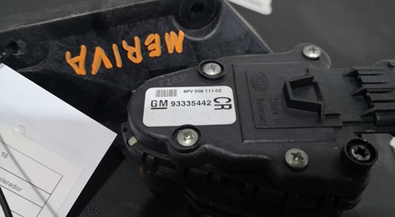 Pedal Potenciometro Acelerador OPEL MERIVA A Veículo multiuso (X03) | 03 - 10 Imagem-1