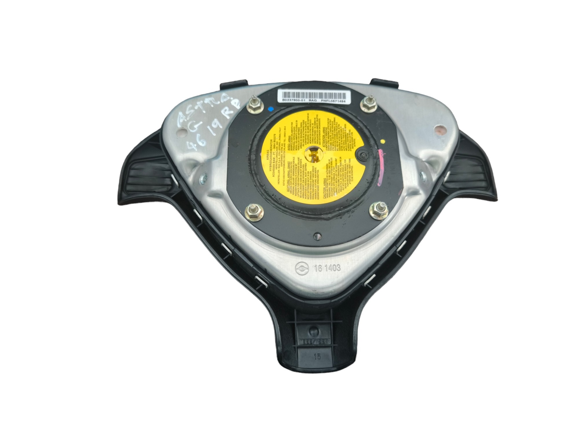 Airbag do volante/condutor OPEL ASTRA G três volumes (T98) | 98 - 09 Imagem-3