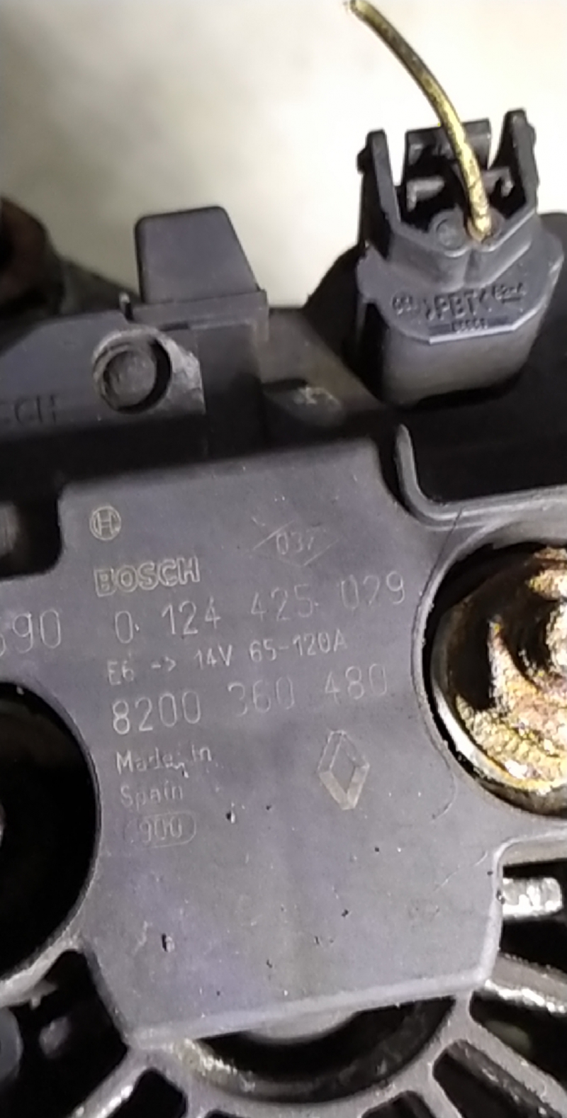 Alternador RENAULT MEGANE II Grandtour (KM0/1_) | 03 - 12 Imagem-2