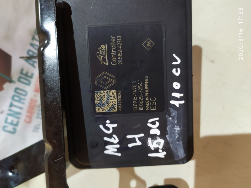 ABS RENAULT MEGANE IV Hatchback (B9A/M/N_) | 15 -  Imagem-2