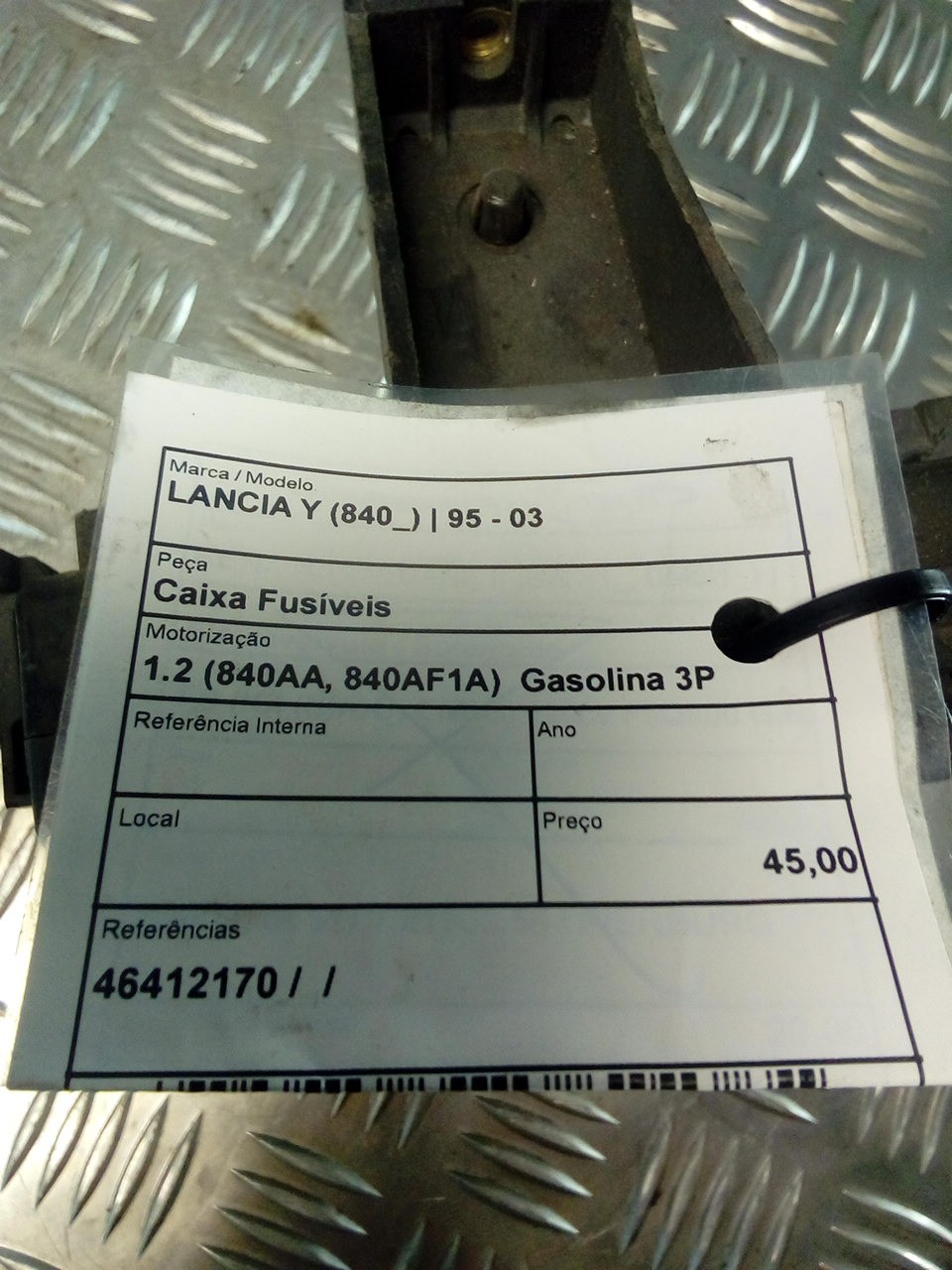 Fuse Box LANCIA Y (840_) | 95 - 03 Imagem-3