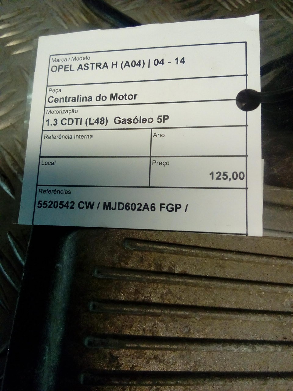 Engine Module OPEL ASTRA H (A04) | 04 - 14 Imagem-3