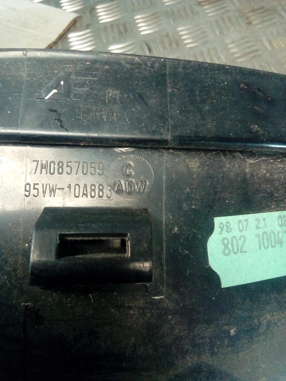 Abdeckung Tachoblende Verkleidung VOLKSWAGEN SHARAN (7M8, 7M9, 7M6) | 95 - 10 Imagem-3