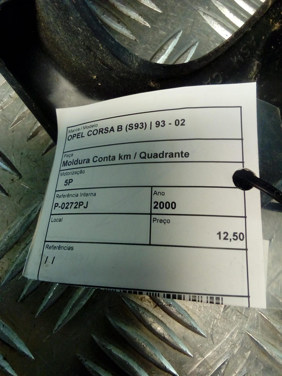 Abdeckung Tachoblende Verkleidung OPEL CORSA B (S93) | 93 - 02 Imagem-2
