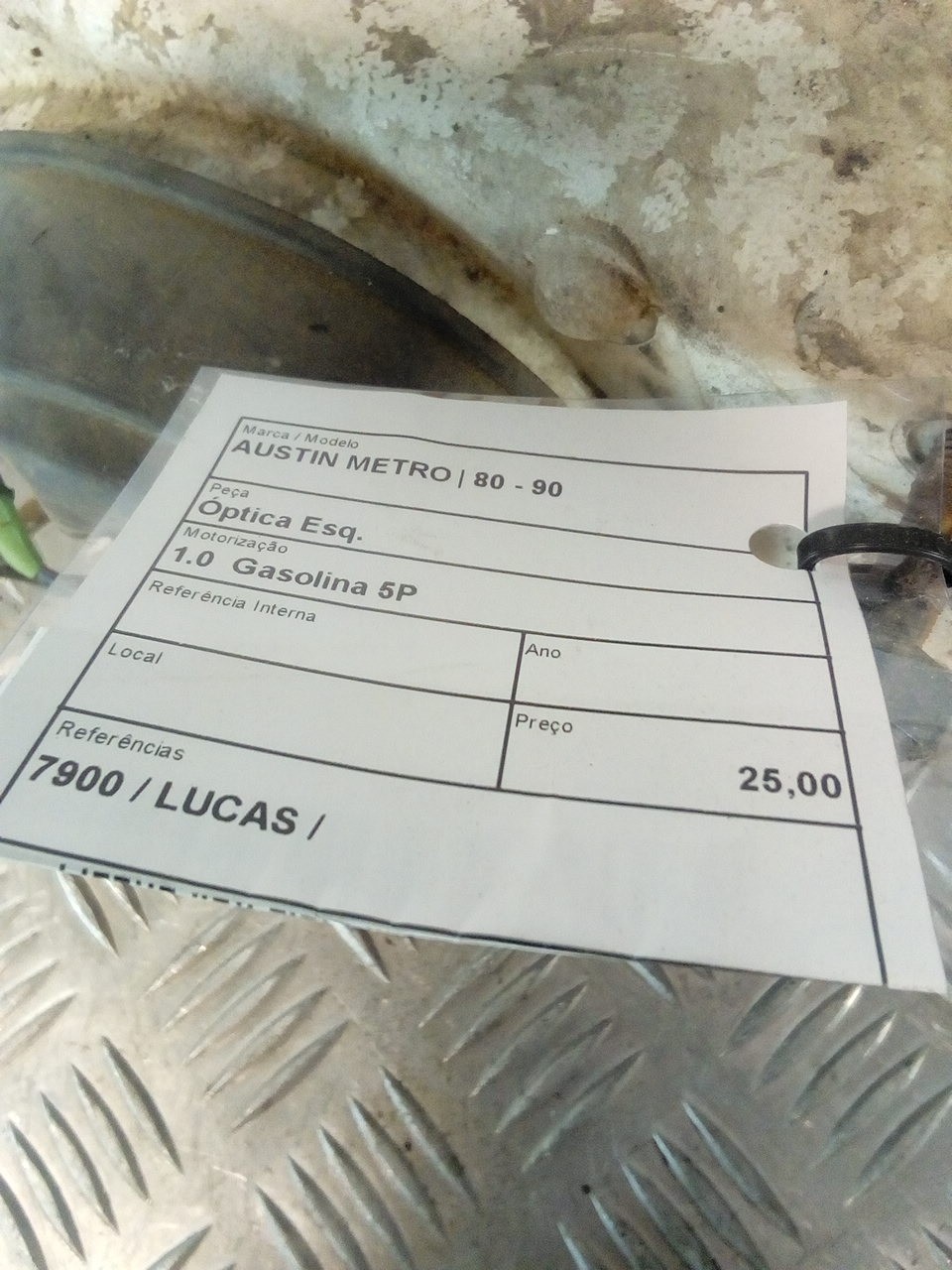 Faro Izq AUSTIN METRO | 80 - 90 Imagem-2