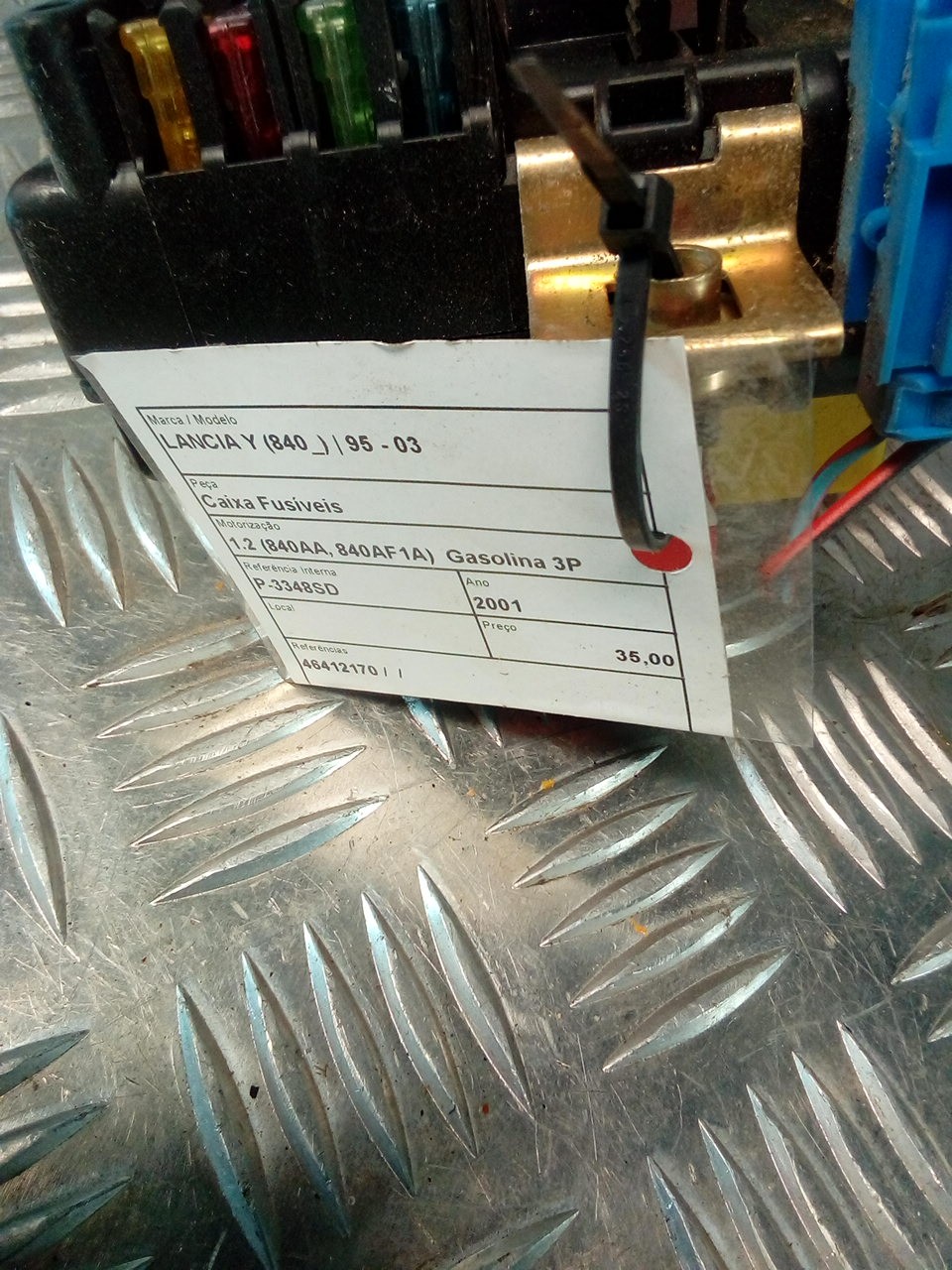 Fuse Box LANCIA Y (840_) | 95 - 03 Imagem-3