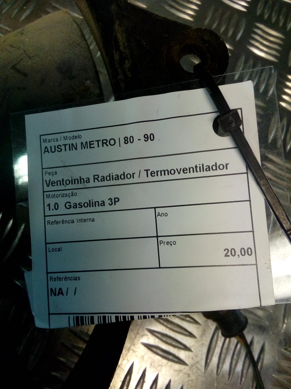 Termoventilador Radiador Ventoinha AUSTIN METRO | 80 - 90 Imagem-3