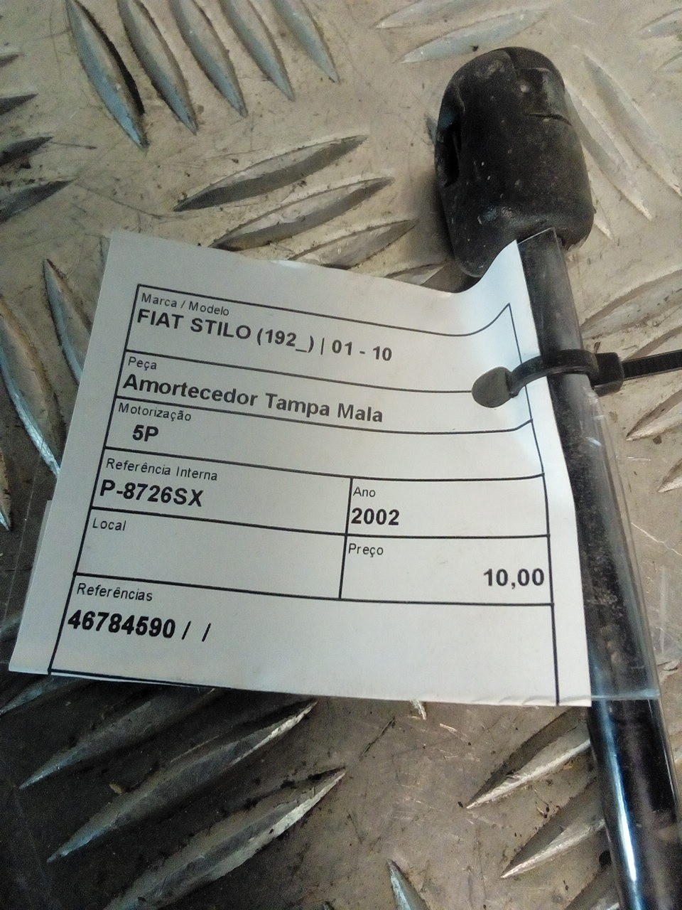 Vérin de Hayon Coffre FIAT STILO (192_) | 01 - 10 Imagem-2