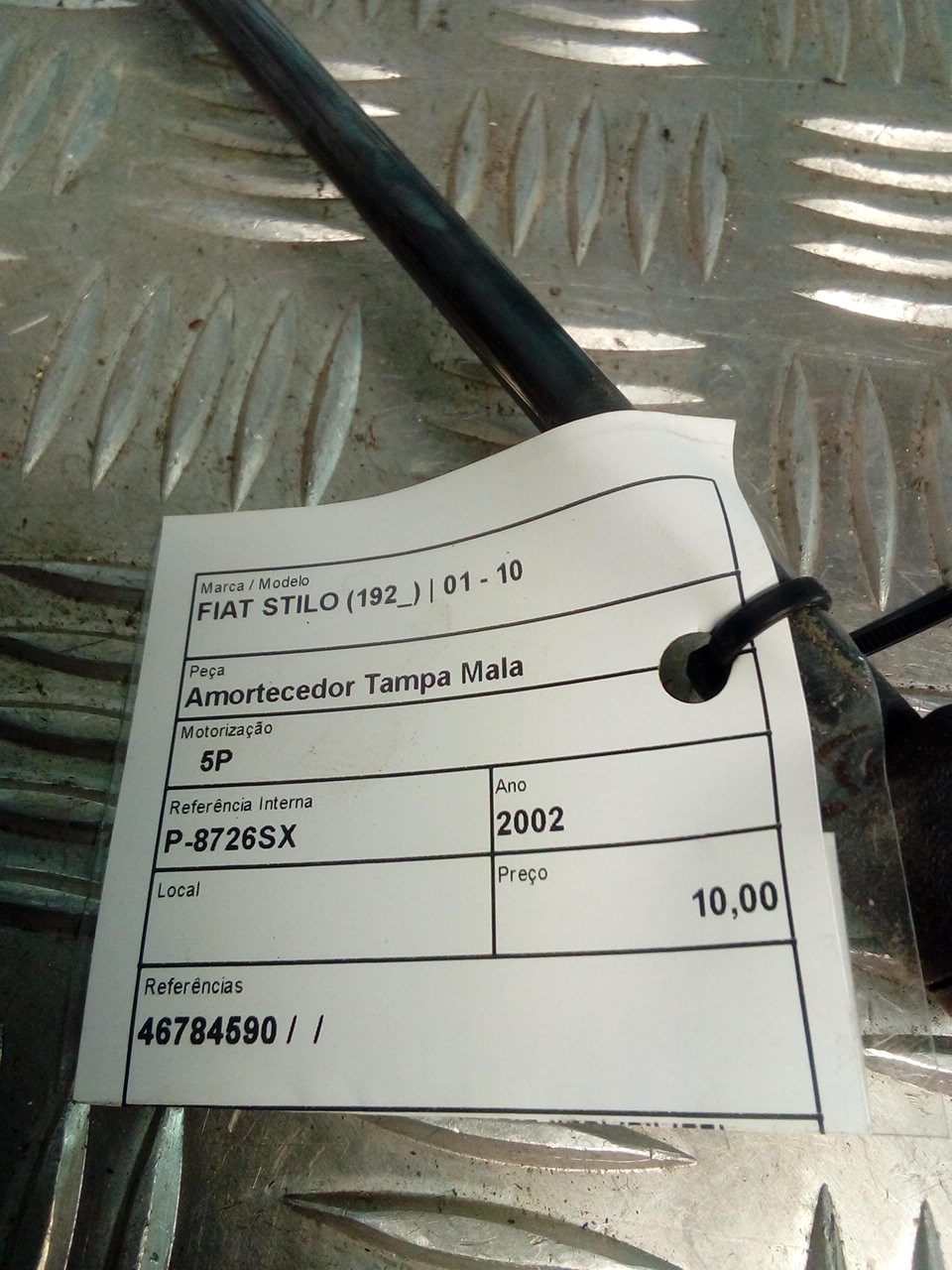 Vérin de Hayon Coffre FIAT STILO (192_) | 01 - 10 Imagem-2