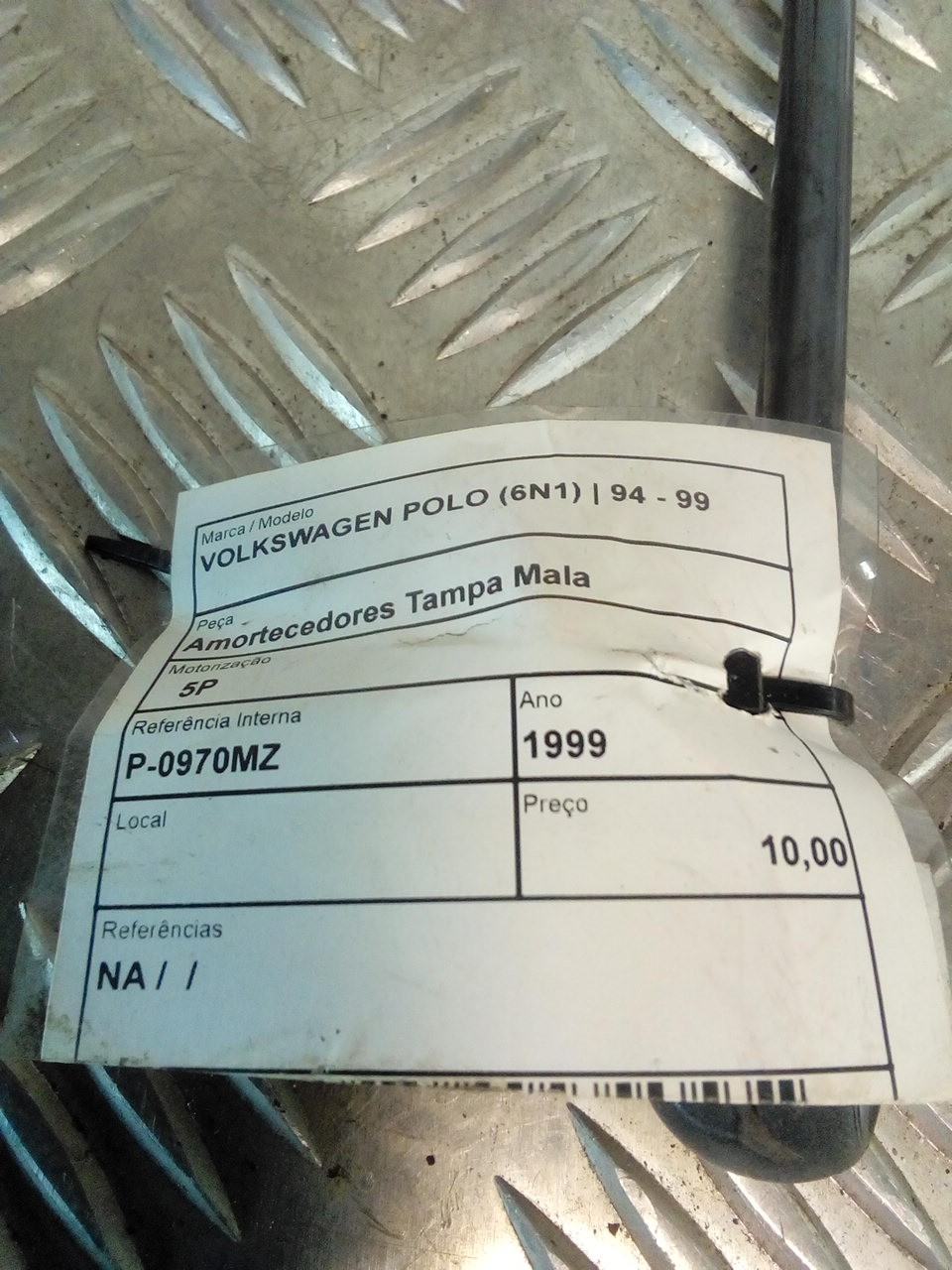 Vérin de Hayon Coffre VOLKSWAGEN POLO (6N1) | 94 - 99 Imagem-2