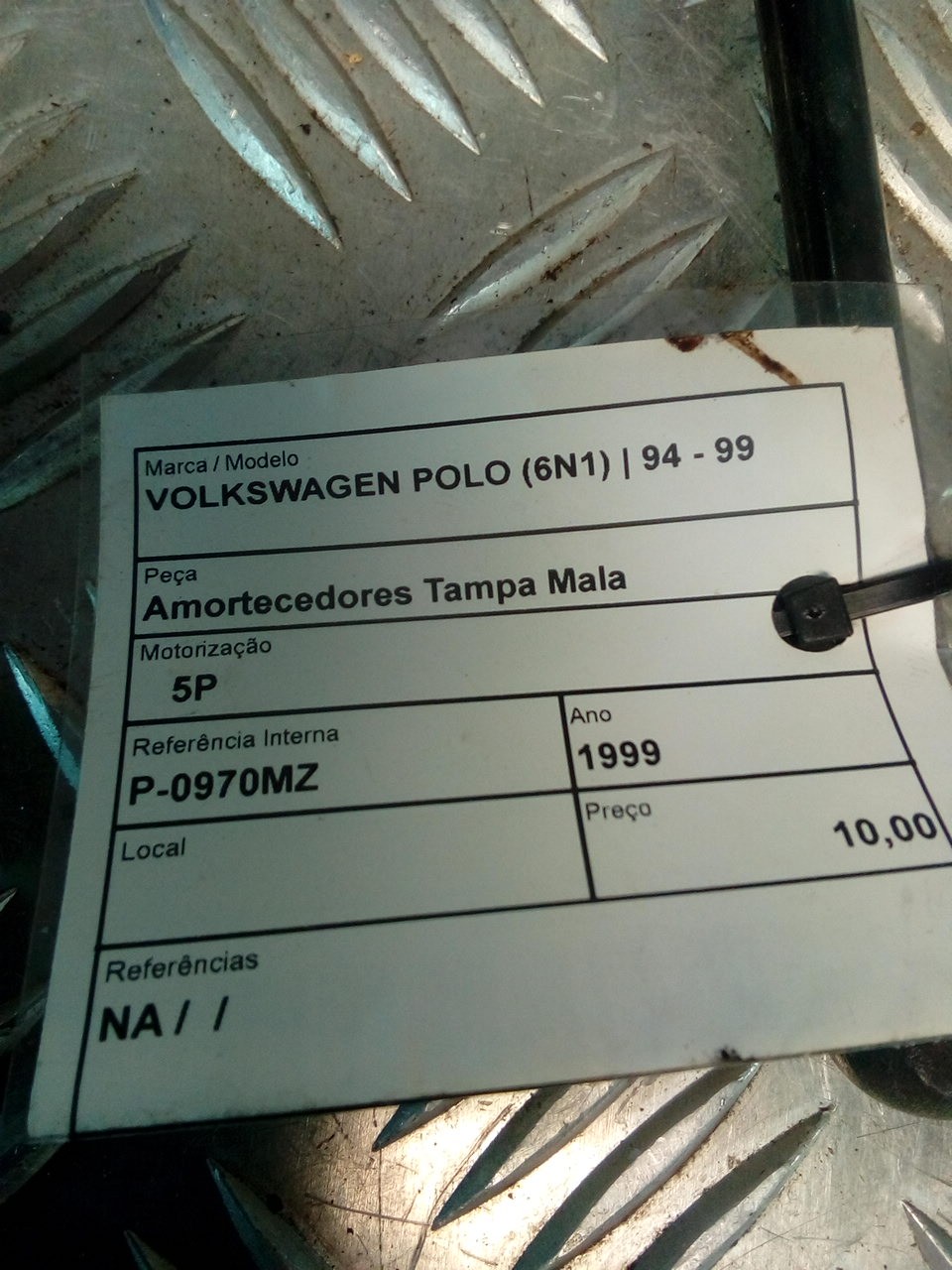 Vérin de Hayon Coffre VOLKSWAGEN POLO (6N1) | 94 - 99 Imagem-2