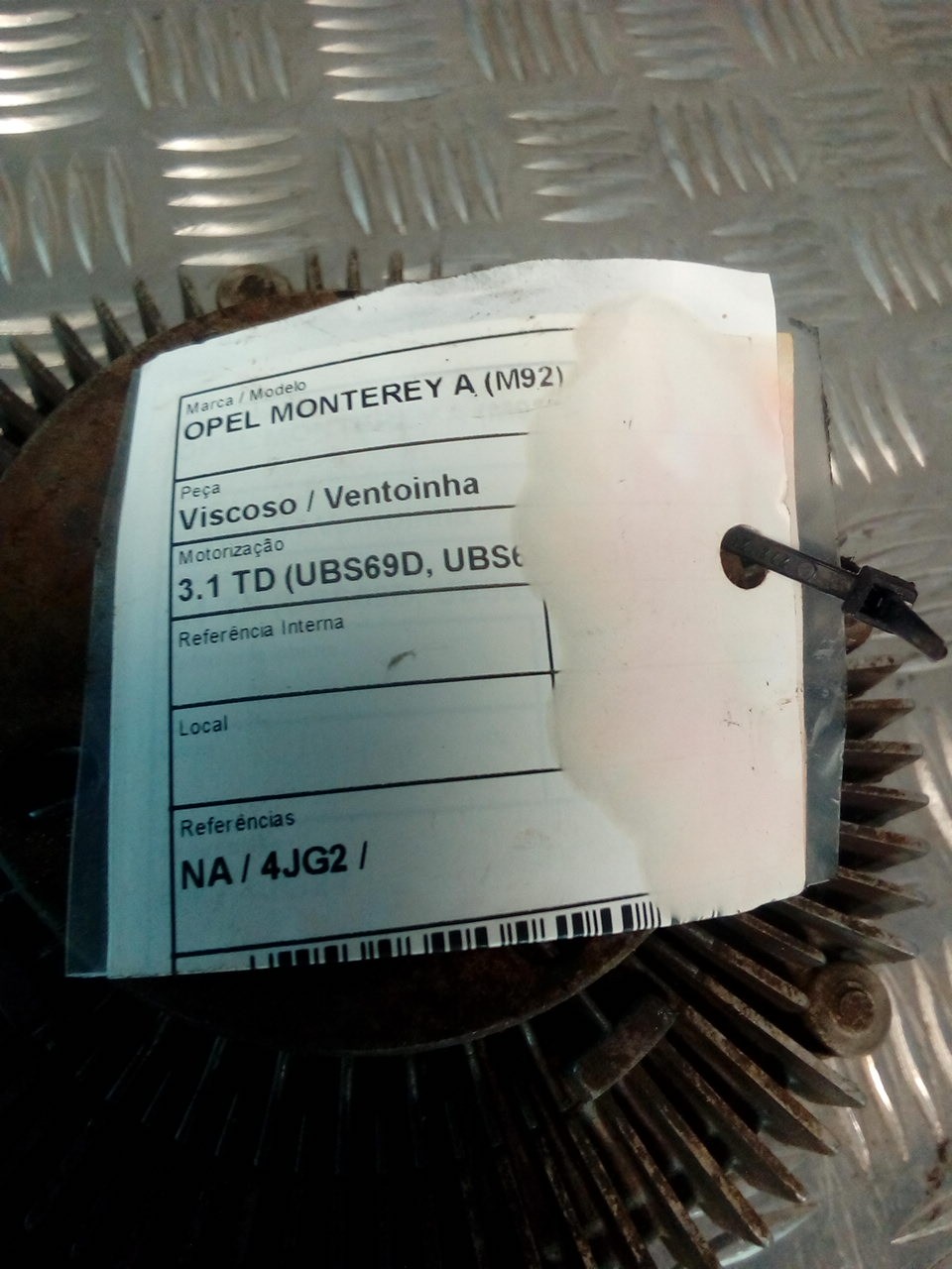 Viscoso Ventoinha Termoventilador OPEL MONTEREY A (M92) | 91 - 98 Imagem-2