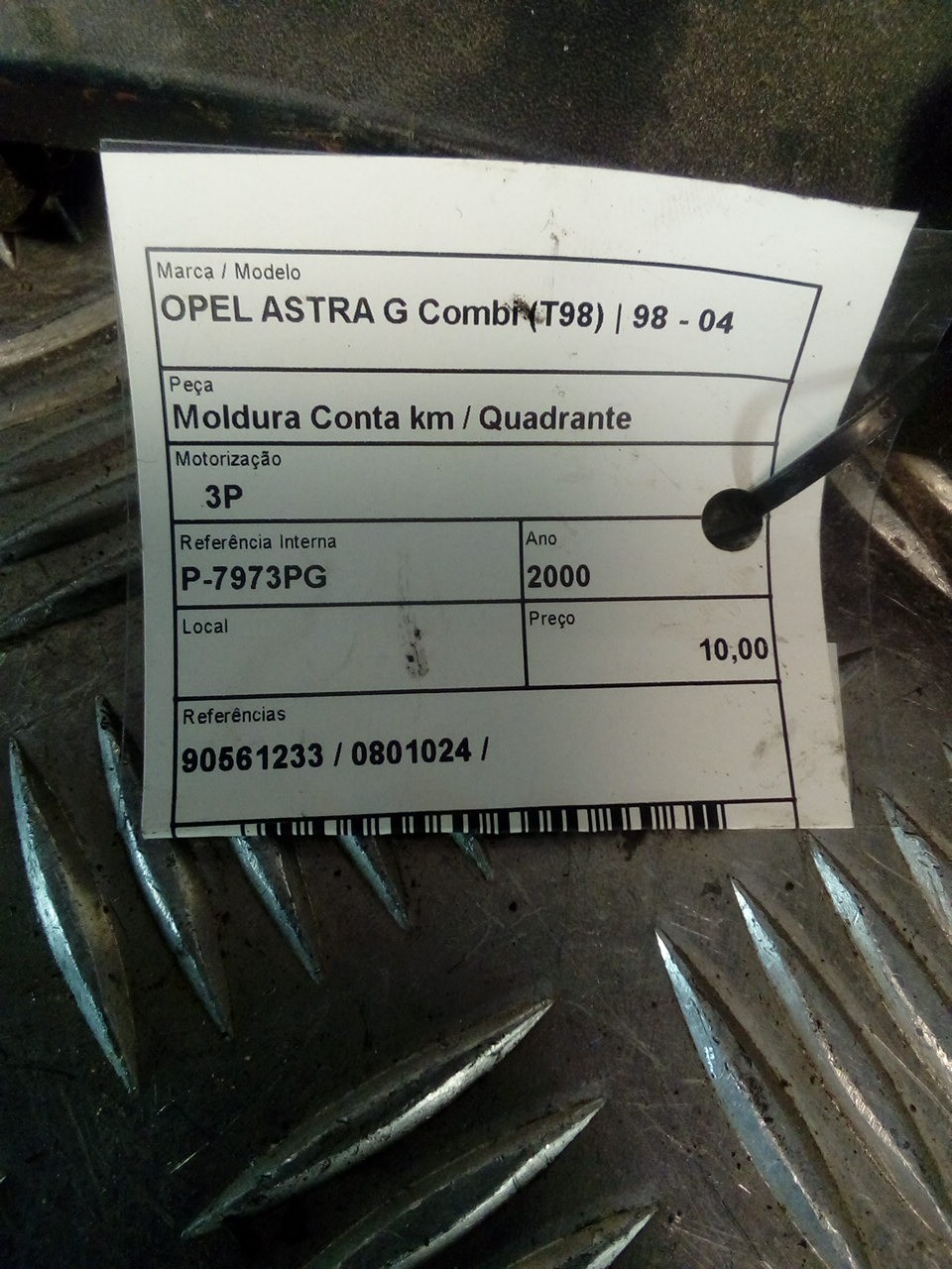 Abdeckung Tachoblende Verkleidung OPEL ASTRA G Combi (T98) | 98 - 04 Imagem-2