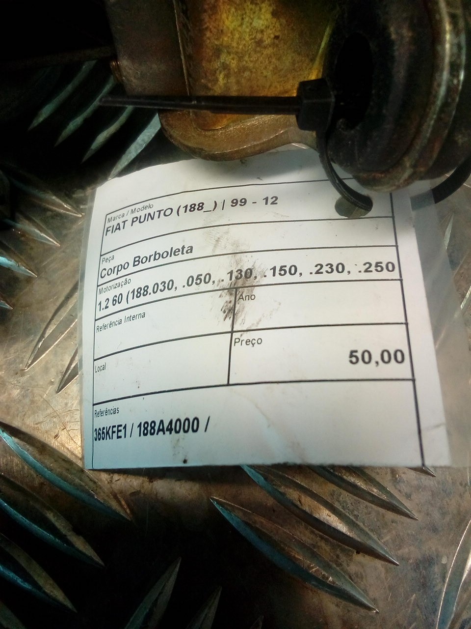 Corpo Borboleta FIAT PUNTO (188_) | 99 - 12 Imagem-4