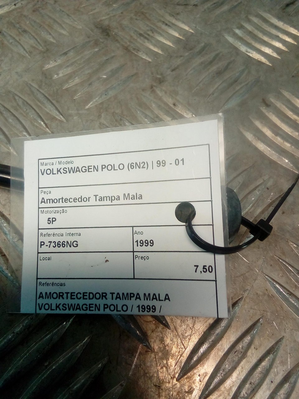 Vérin de Hayon Coffre VOLKSWAGEN POLO (6N2) | 99 - 01 Imagem-1