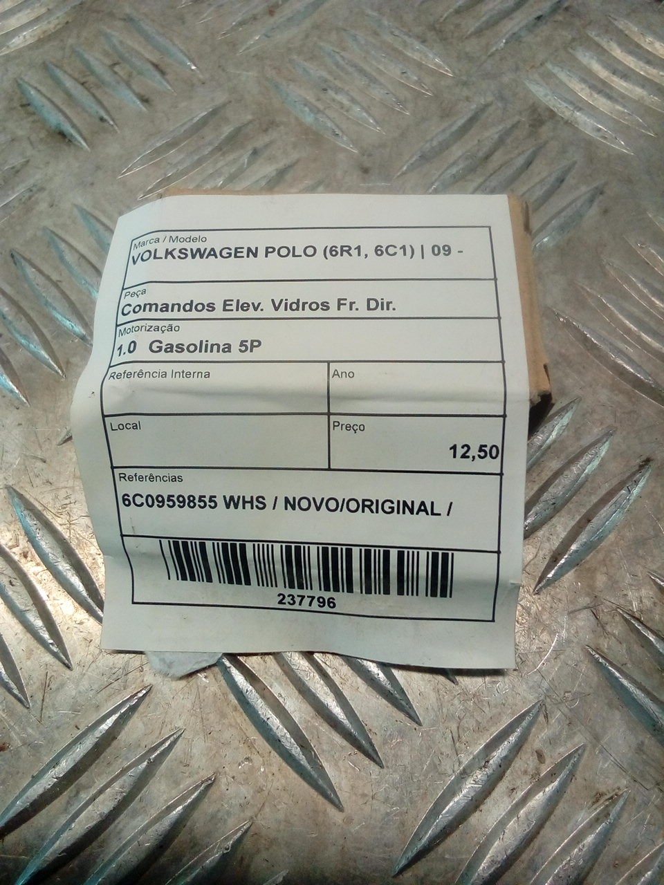 Fensterheberschalter Vorne Rechts VOLKSWAGEN POLO (6R1, 6C1) | 09 -  Imagem-3