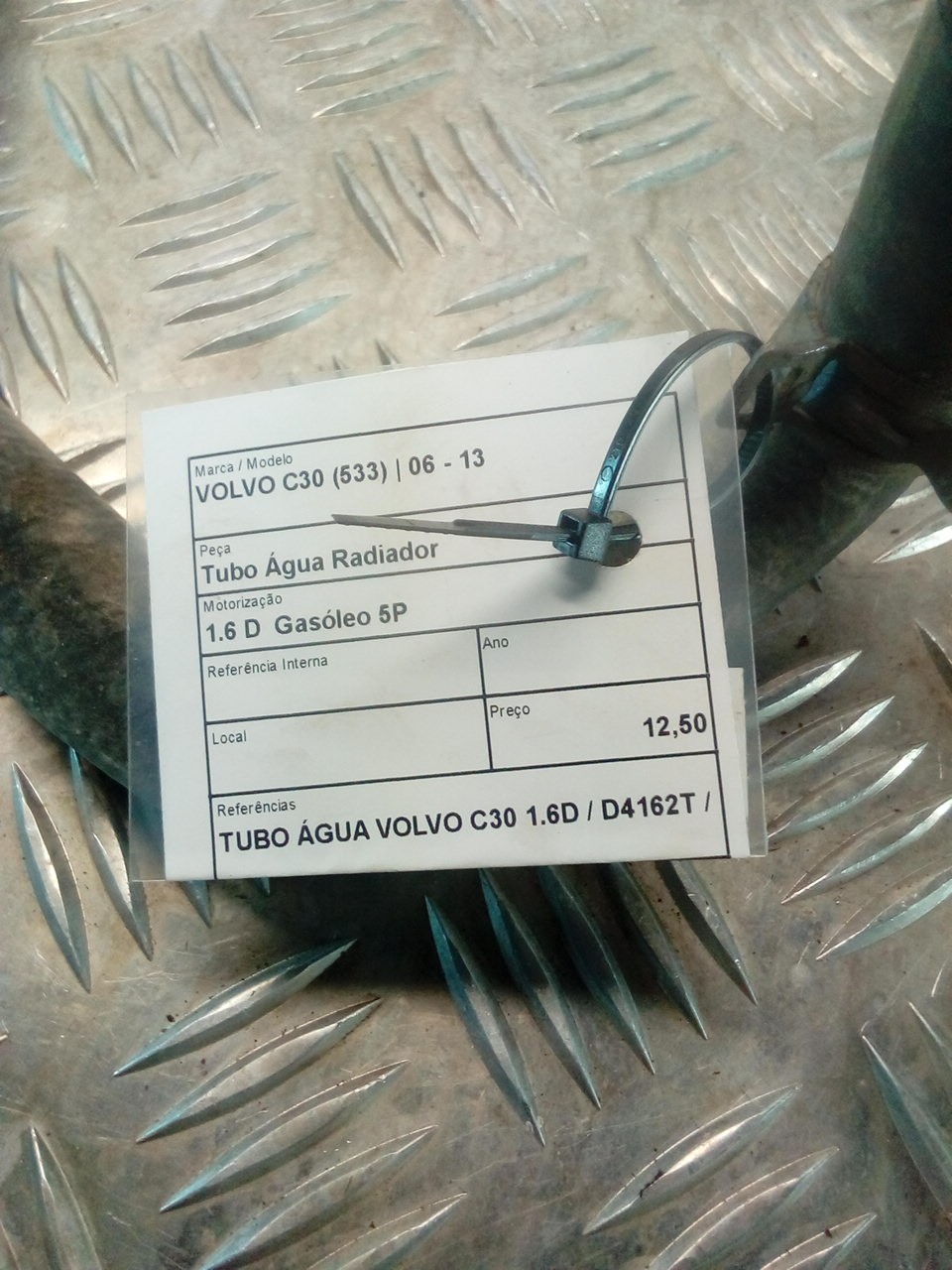 Coolant Water Hose Pipe VOLVO C30 (533) | 06 - 13 Imagem-2