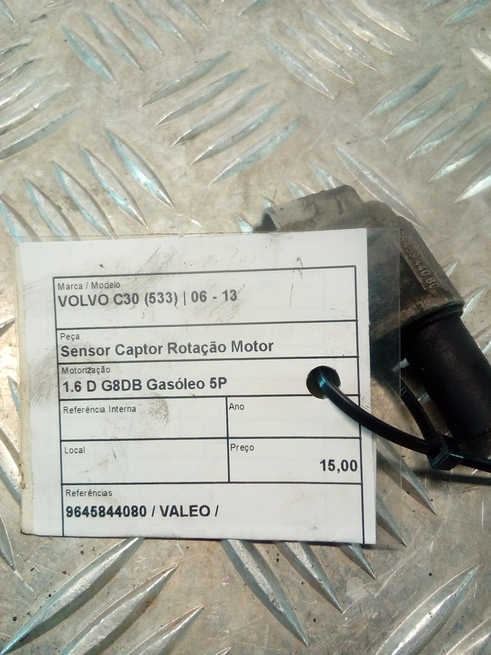 Sensor Captor Rotação Motor  VOLVO C30 (533) | 06 - 13 Imagem-3