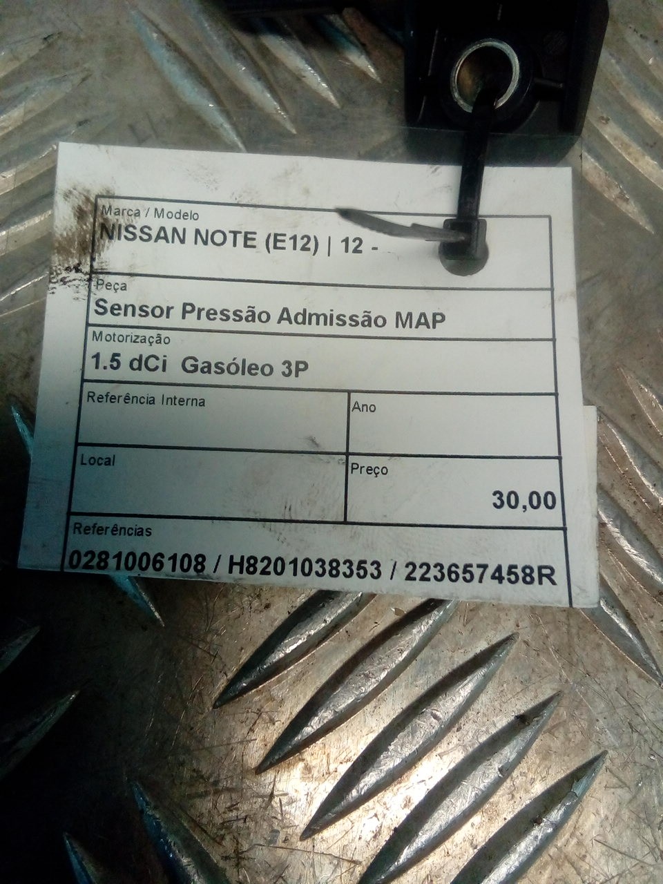 Map sensor NISSAN NOTE (E12) | 12 -  Imagem-3