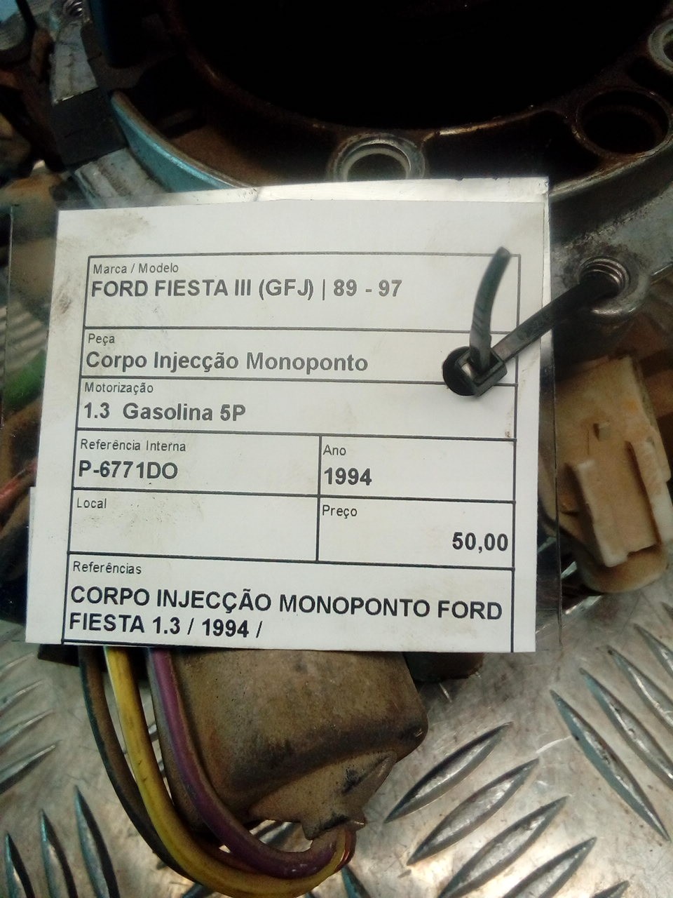 Corpo Injecção Monoponto FORD FIESTA III (GFJ) | 89 - 97 Imagem-4