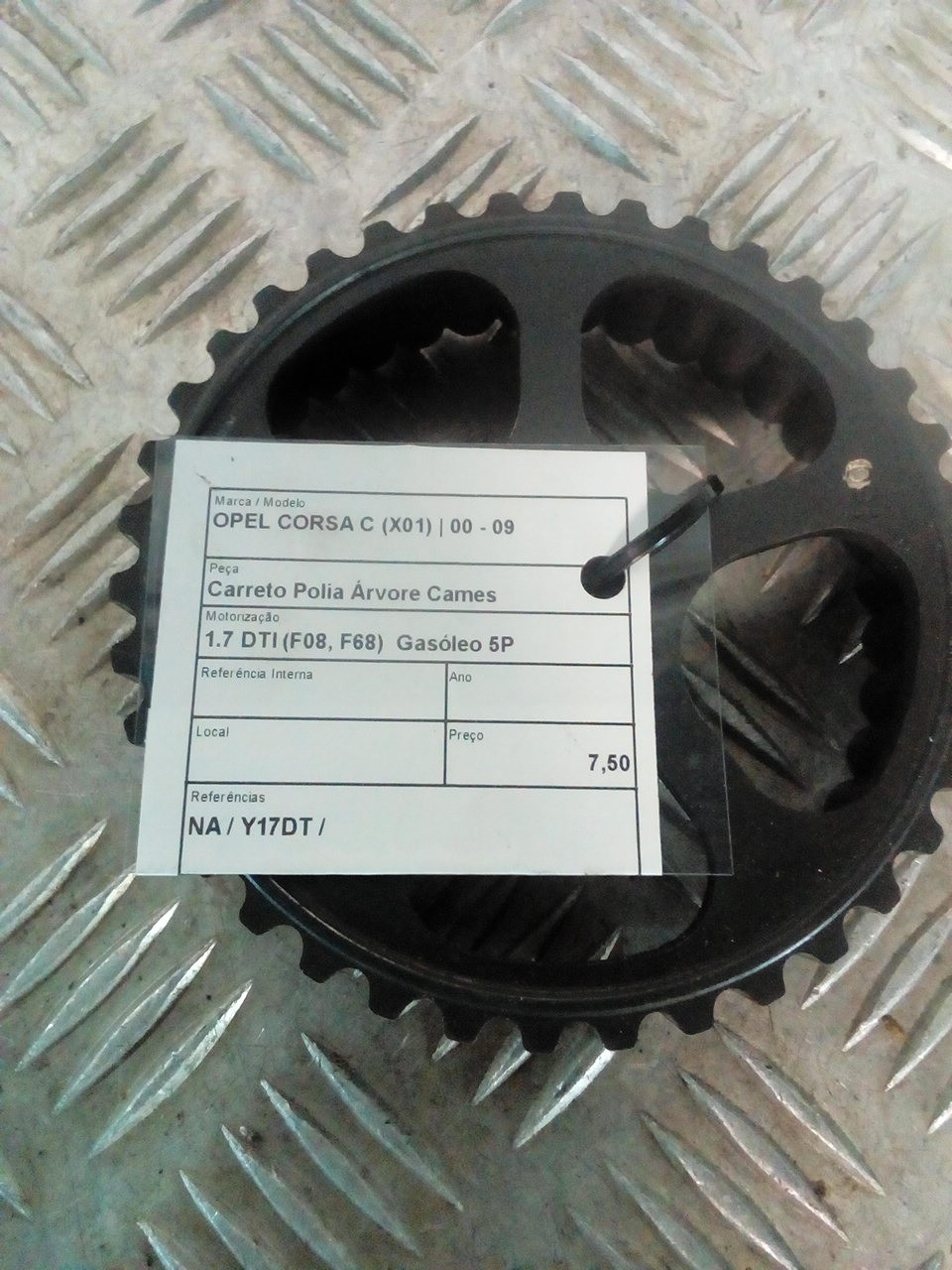 Carreto Polia Árvore Cames OPEL CORSA C (X01) | 00 - 09 Imagem-2