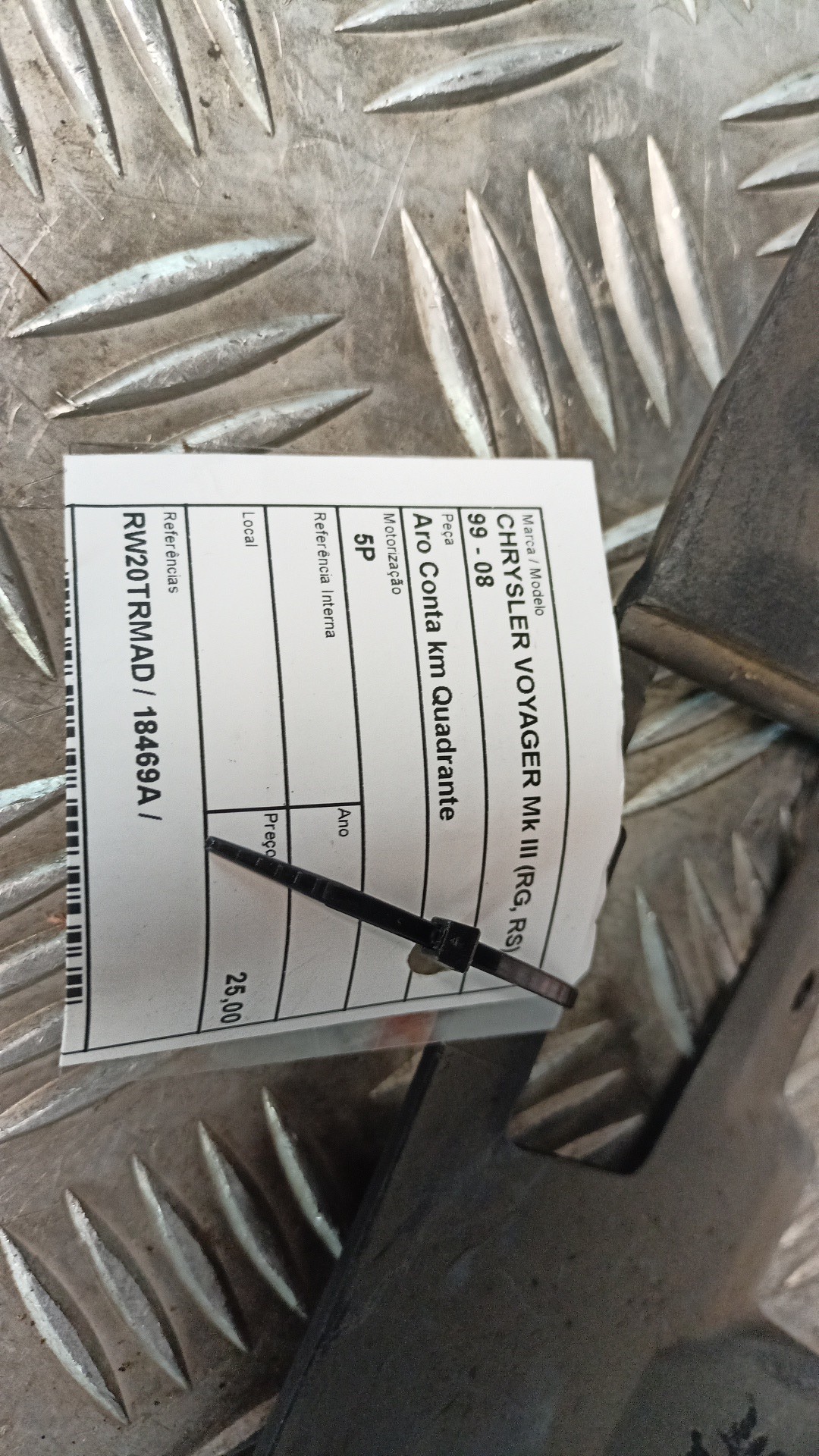 Abdeckung Tachoblende Verkleidung CHRYSLER VOYAGER III (RG, RS) | 99 - 08 Imagem-2