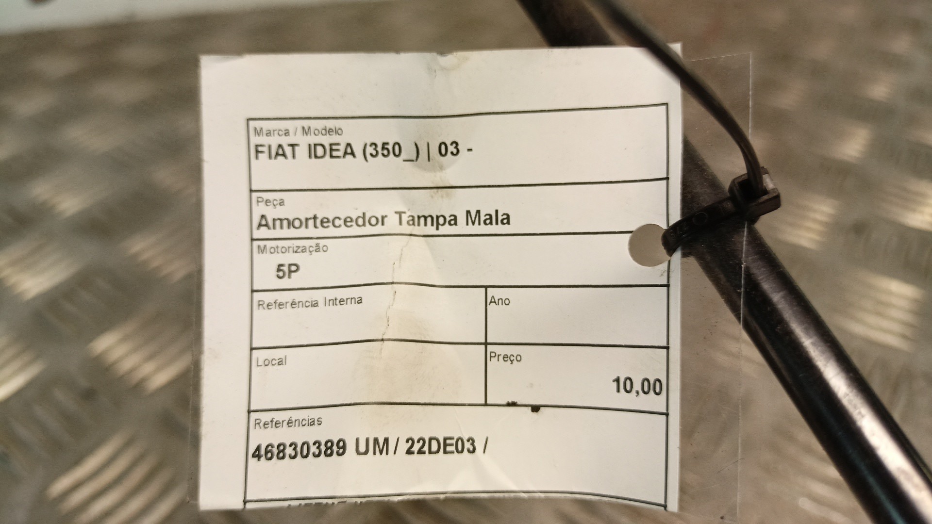 Pistoni Ammortizzatore portellone FIAT IDEA (350_) | 03 -  Imagem-2