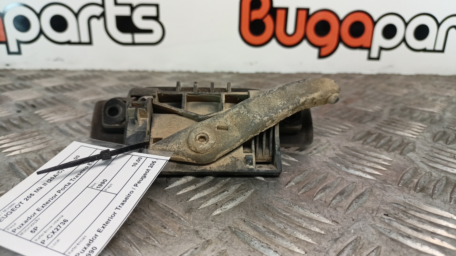 Puxador Exterior Porta Traseiro Esquerdo PEUGEOT 205 II (20A/C) | 87 - 00 Imagem-1