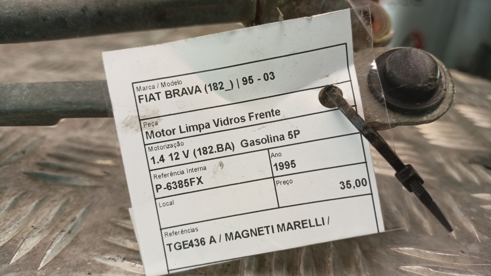 Motore Tergicristallo Posteriore FIAT BRAVA (182_) | 95 - 03 Imagem-3