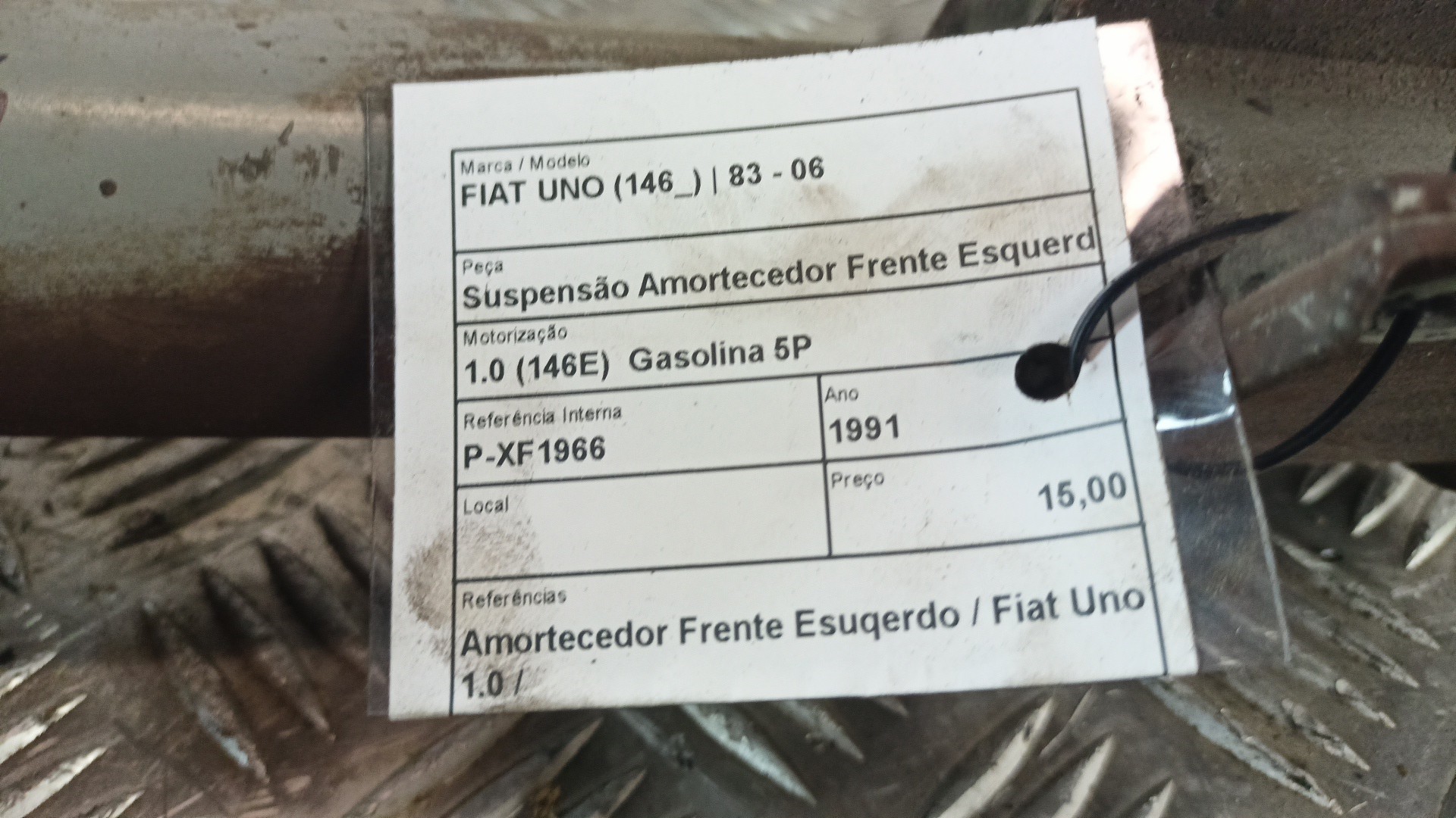 Suspensão Amortecedor Frente Esquerdo FIAT UNO (146_) | 83 - 06 Imagem-4