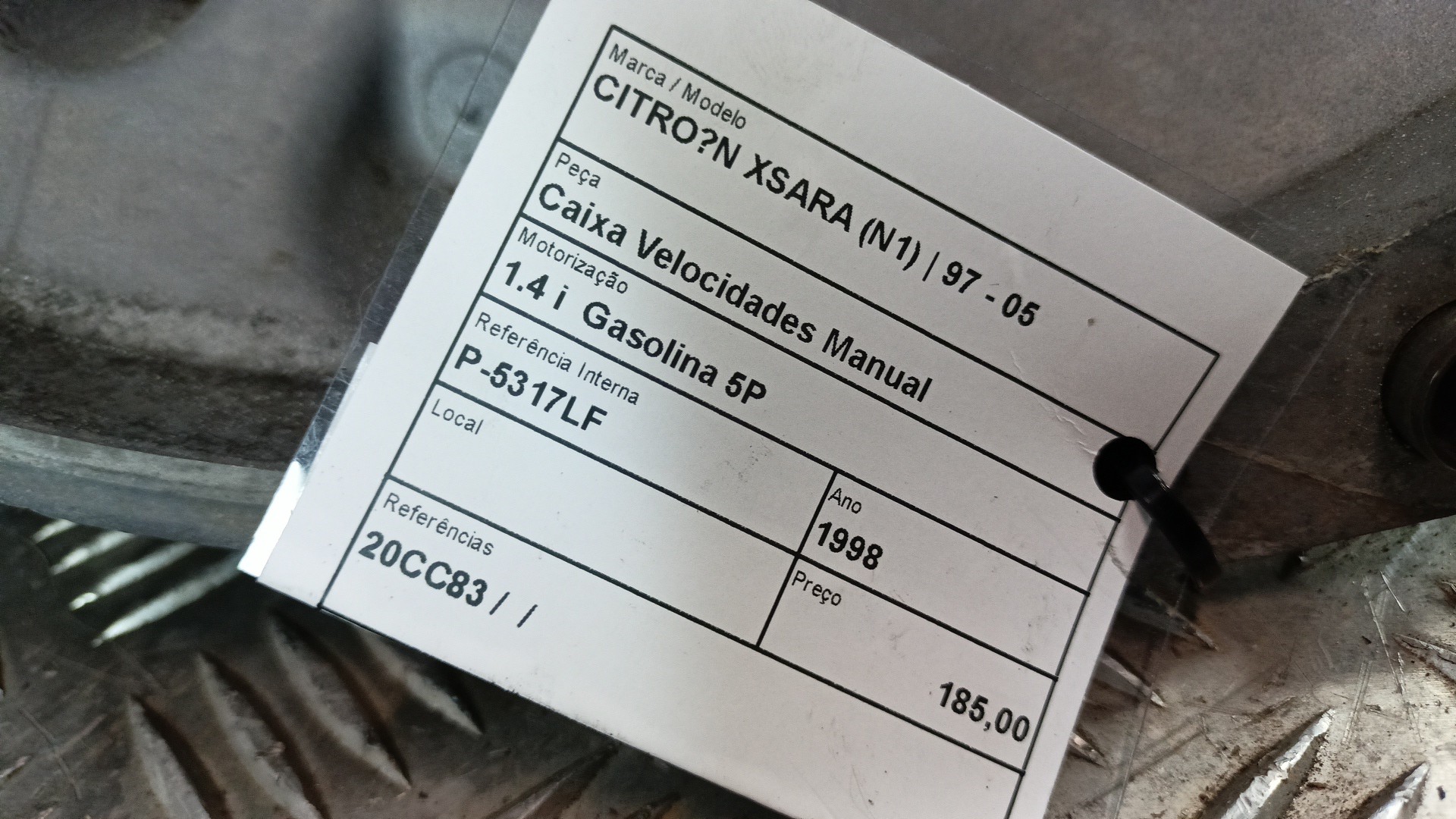 Caixa Velocidades Manual CITROEN XSARA (N1) | 97 - 05 Imagem-4
