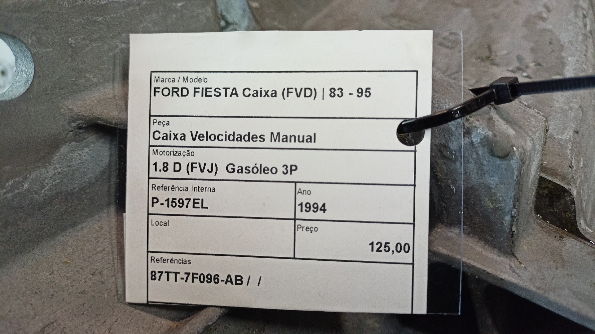 Caja de Cambios FORD FIESTA Caixa (FVD) | 83 - 95 Imagem-4
