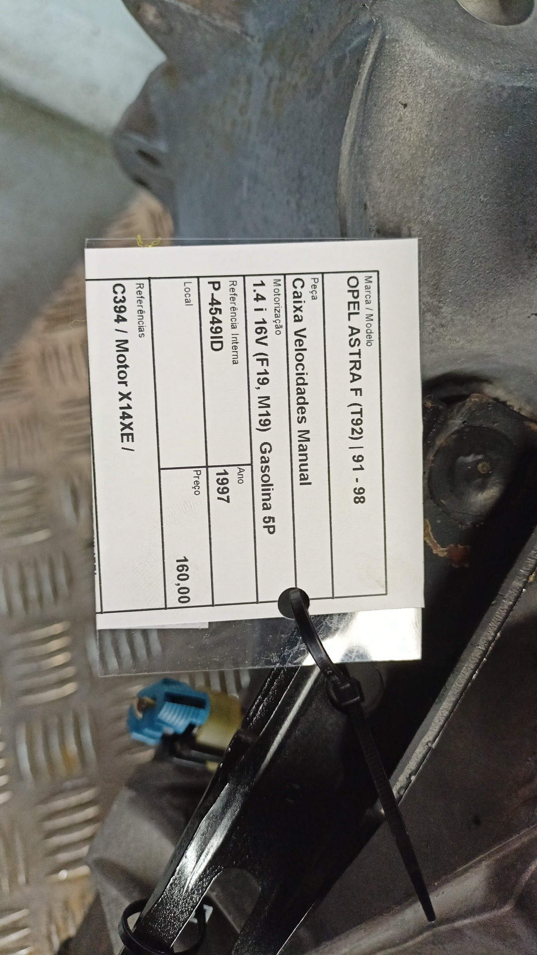 Caixa Velocidades Manual OPEL ASTRA F (T92) | 91 - 98 Imagem-4
