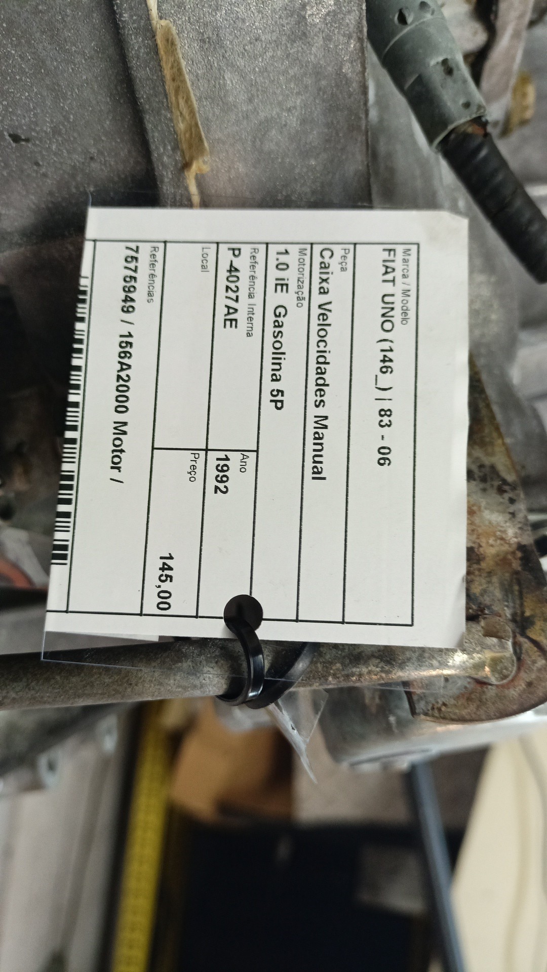 Caja de Cambios FIAT UNO (146_) | 83 - 06 Imagem-4
