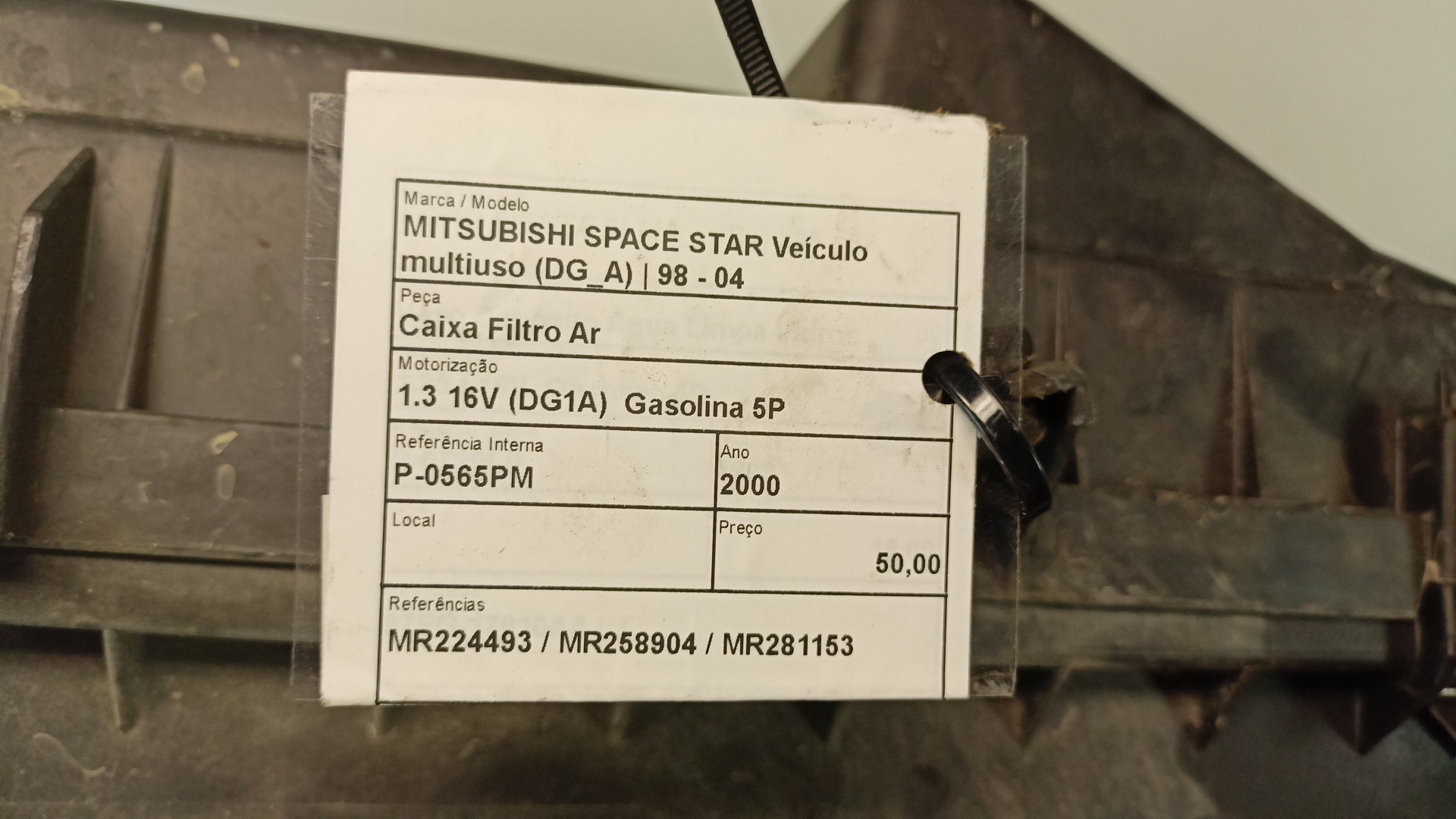 Air Filter Box MITSUBISHI SPACE STAR Veículo multiuso (DG_A) | 98 - 04 Imagem-4