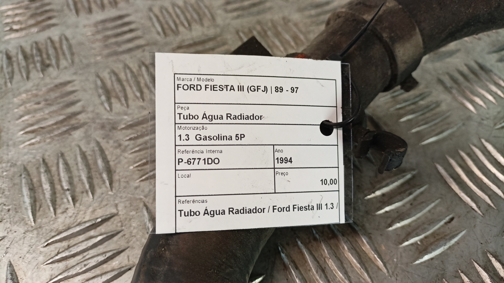 Tubo Água Radiador FORD FIESTA III (GFJ) | 89 - 97 Imagem-2